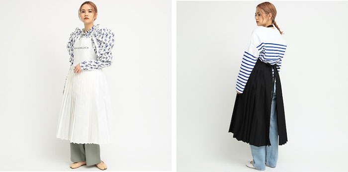 DEAN & DELUCA × BEAMS COUTURE百褶圍裙